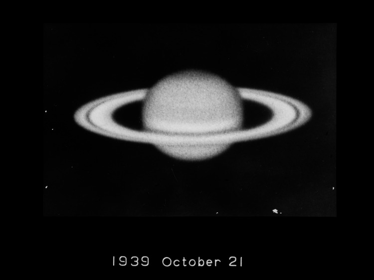 Photograph of Saturn taken with 36-inch refractor