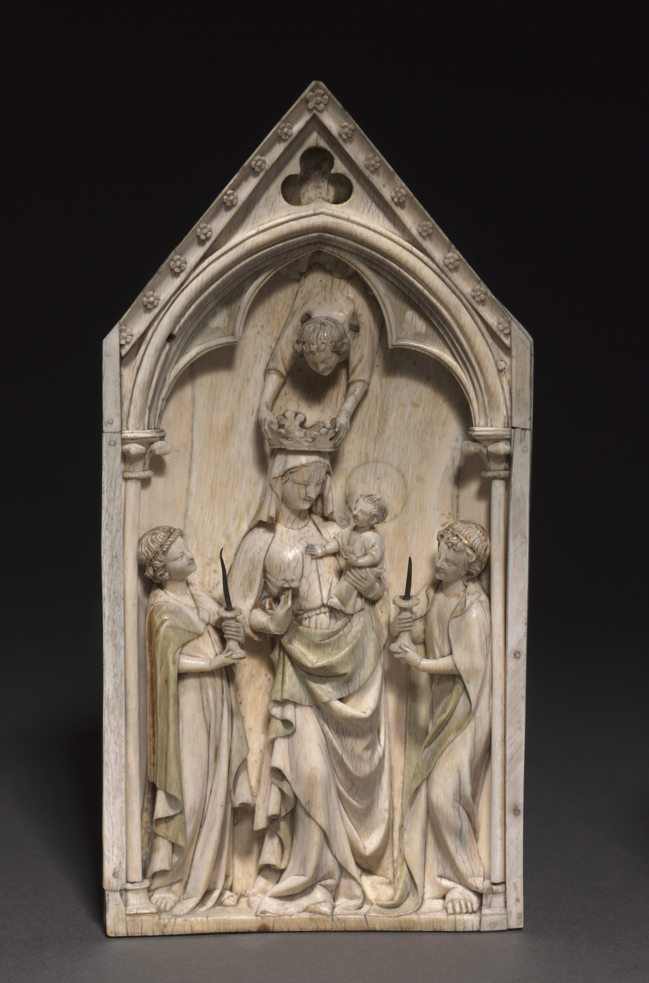 Plaque: The Virgin and Child with Angels