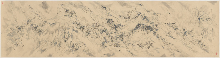 Brushwork Study for Reorienting Pollock, Arnold Chang, 2008