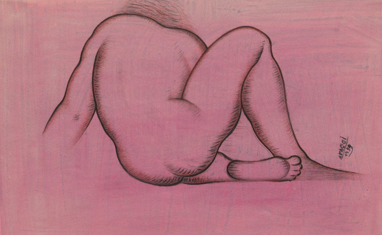 Nude, Alfeo Faggi, 1953