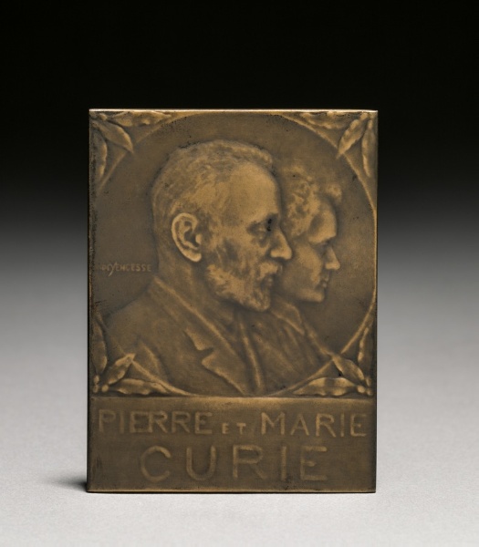 Medal with Pierre and Marie Curie