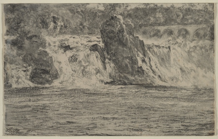 Falls of the Rhine at Schaffhausen (Rheinfall von Schaffhausen)