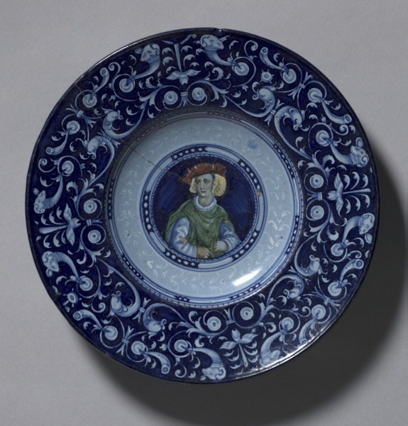 Plate with a Portrait of a Gentleman
