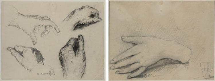 Study of Hands (recto); Study of a Woman's Hand (verso)
