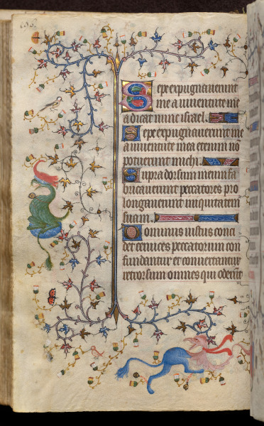 Hours of Charles the Noble, King of Navarre (1361-1425): fol. 98v, Text