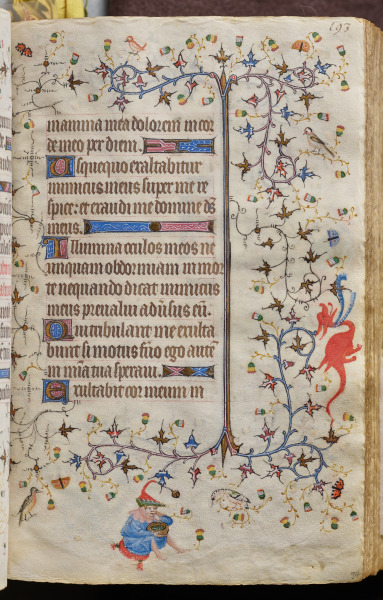 Hours of Charles the Noble, King of Navarre (1361-1425): fol. 97r, Text