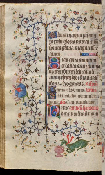Hours of Charles the Noble, King of Navarre (1361-1425): fol. 100v, Text