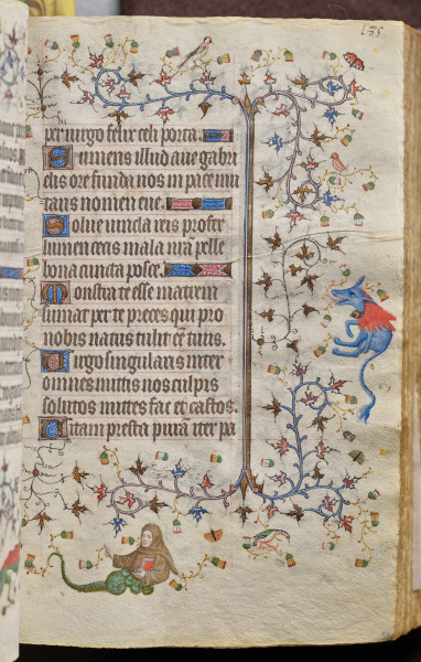 Hours of Charles the Noble, King of Navarre (1361-1425): fol. 93r, Text