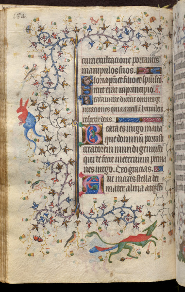Hours of Charles the Noble, King of Navarre (1361-1425): fol. 92v, Text