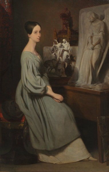 Princess Marie d'Orléans in Her Studio