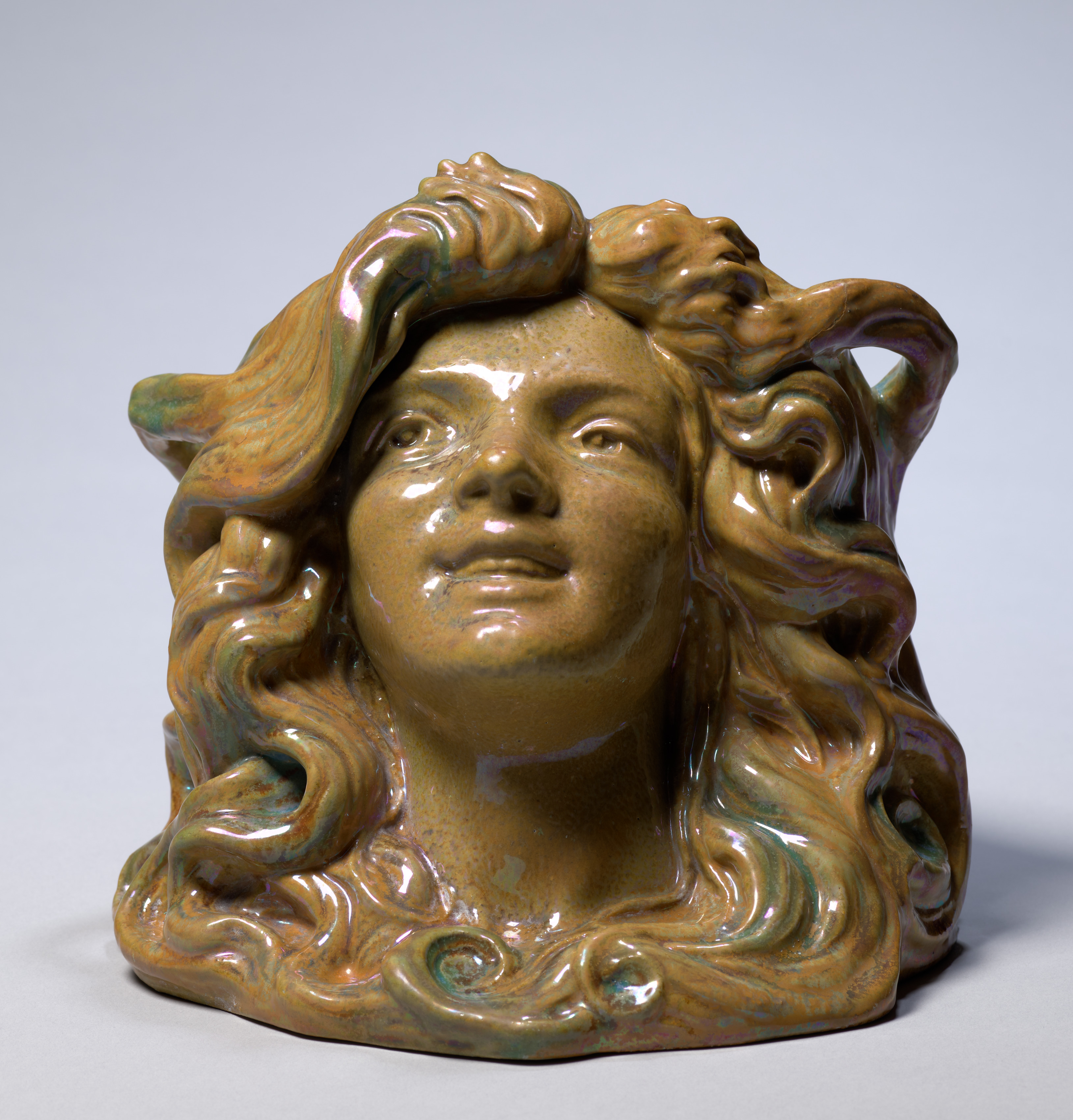Vase in the Form of a Woman's Head