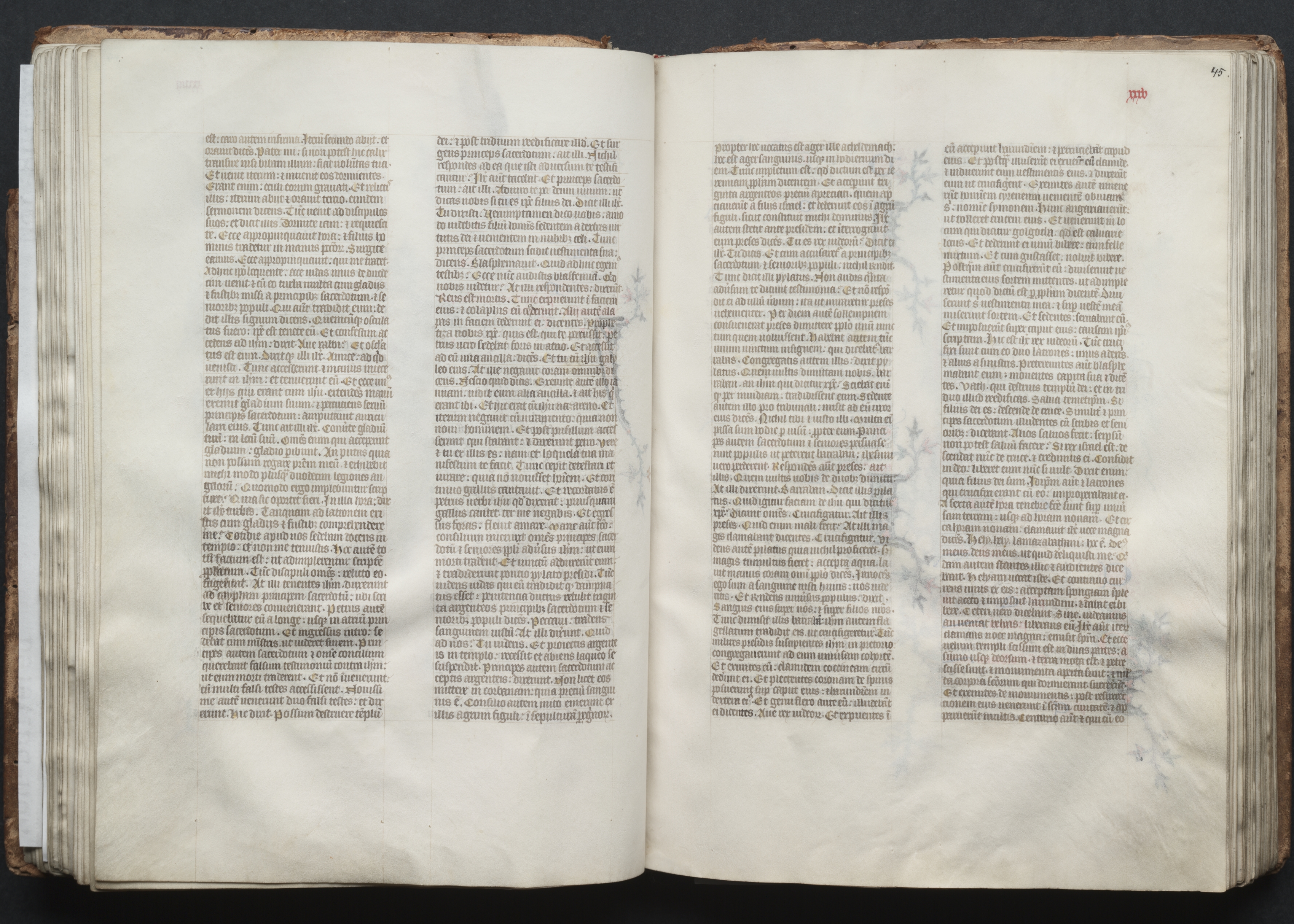 The Gotha Missal:  Fol. 44v, Text