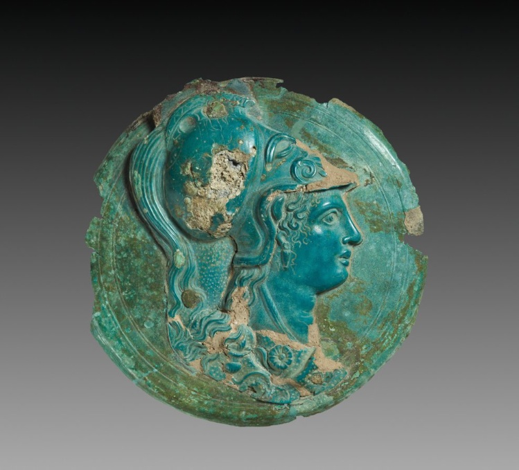 Box Mirror with Head of Athena (lid)