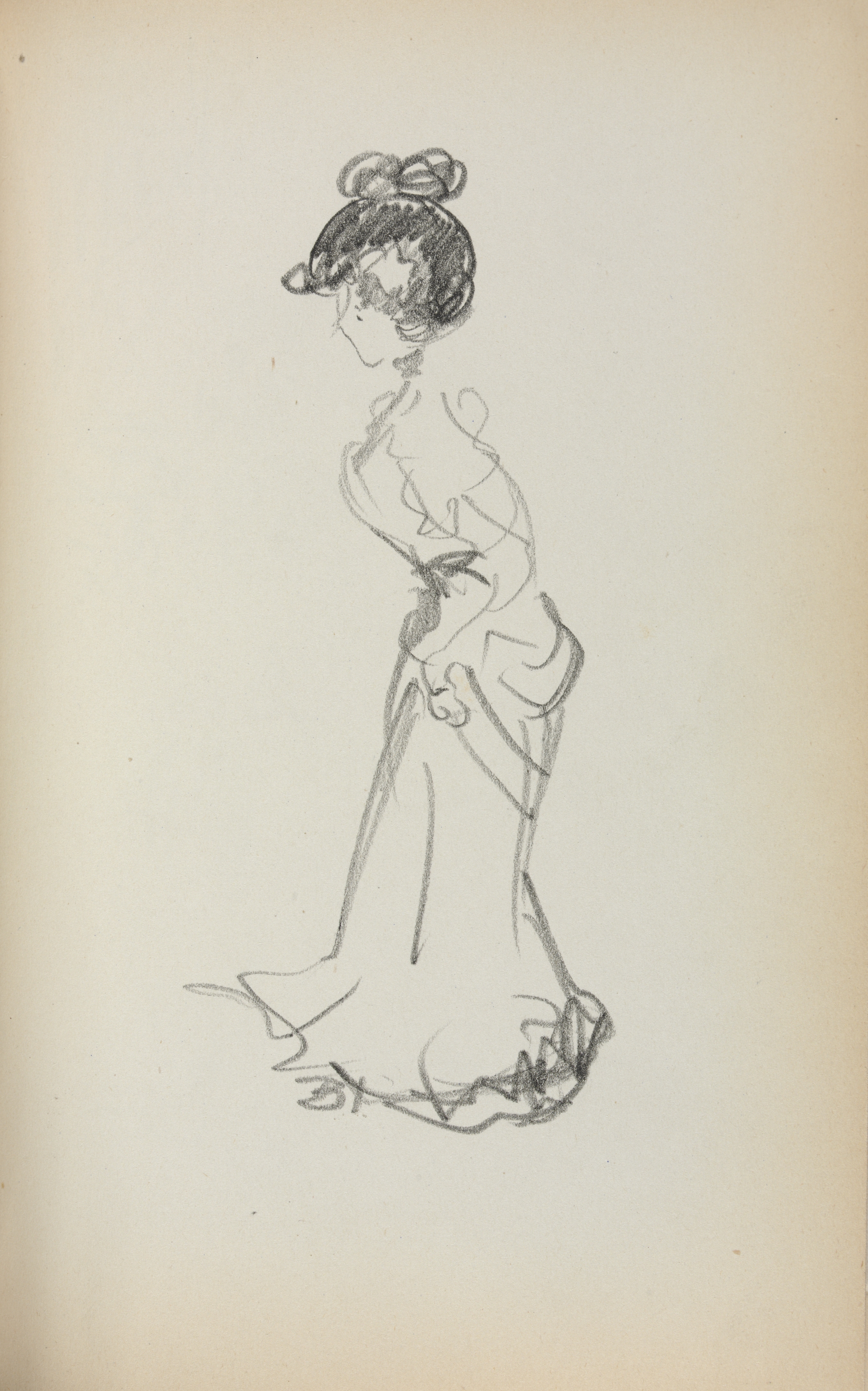 Italian Sketchbook: Standing Woman (page 167)