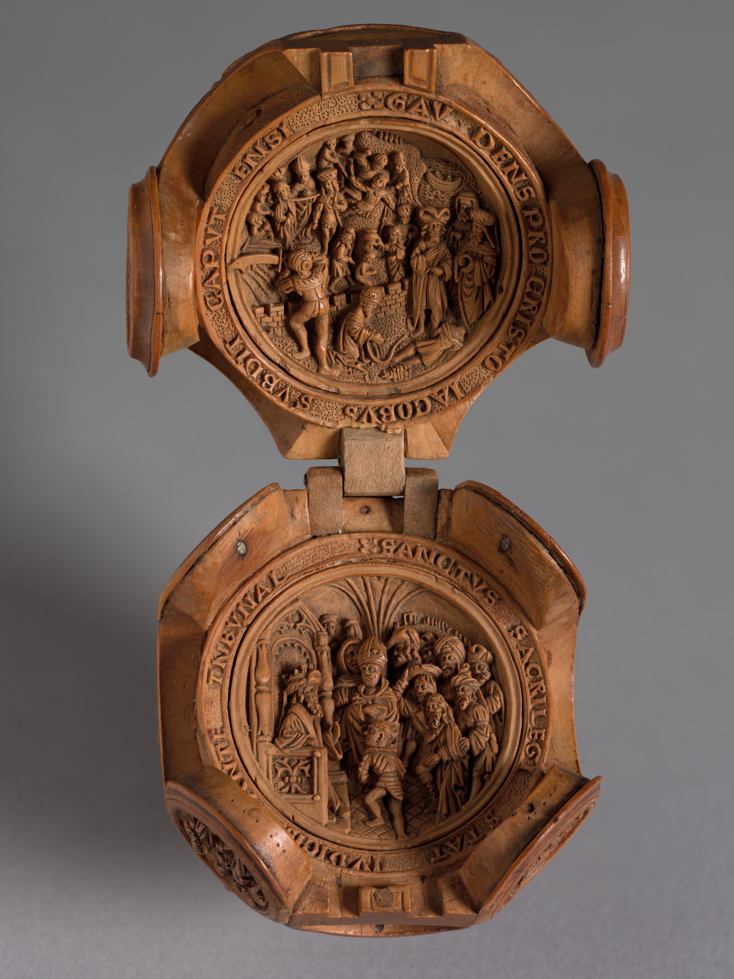 Prayer Nut with Scenes from the Life of St. James the Greater
