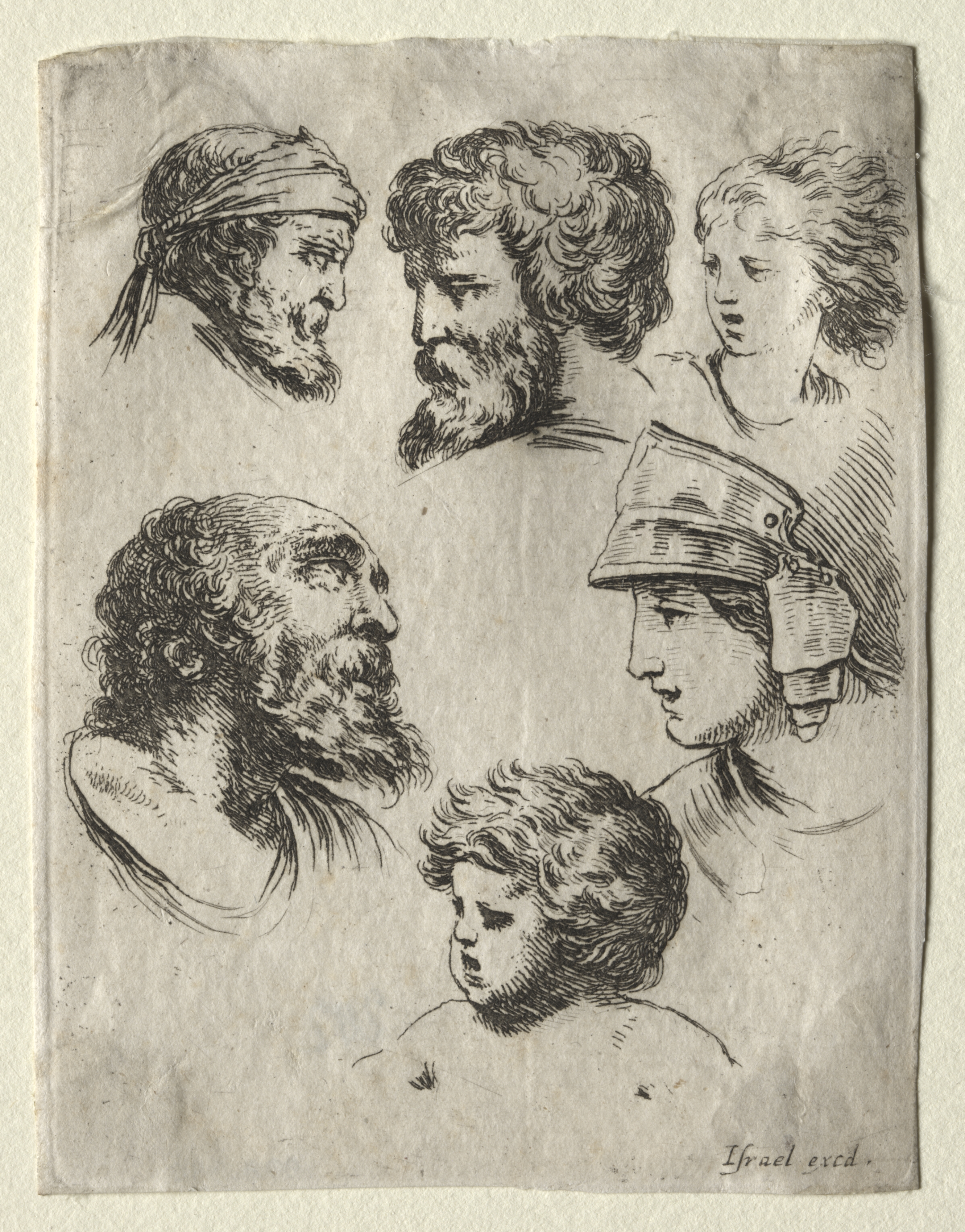 Book for Learning to Draw (Livre pour apprendre à dessiner): Six Portrait Heads