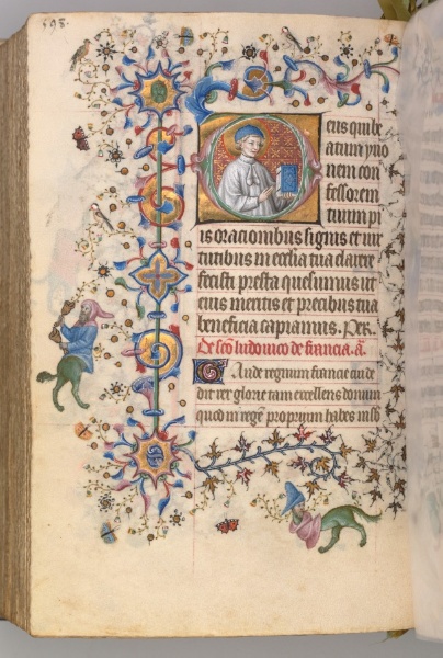 Hours of Charles the Noble, King of Navarre (1361-1425): fol. 293v, St. Yoon
