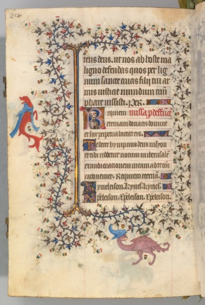 Hours of Charles the Noble, King of Navarre (1361-1425), fol. 321v, Bust of Death