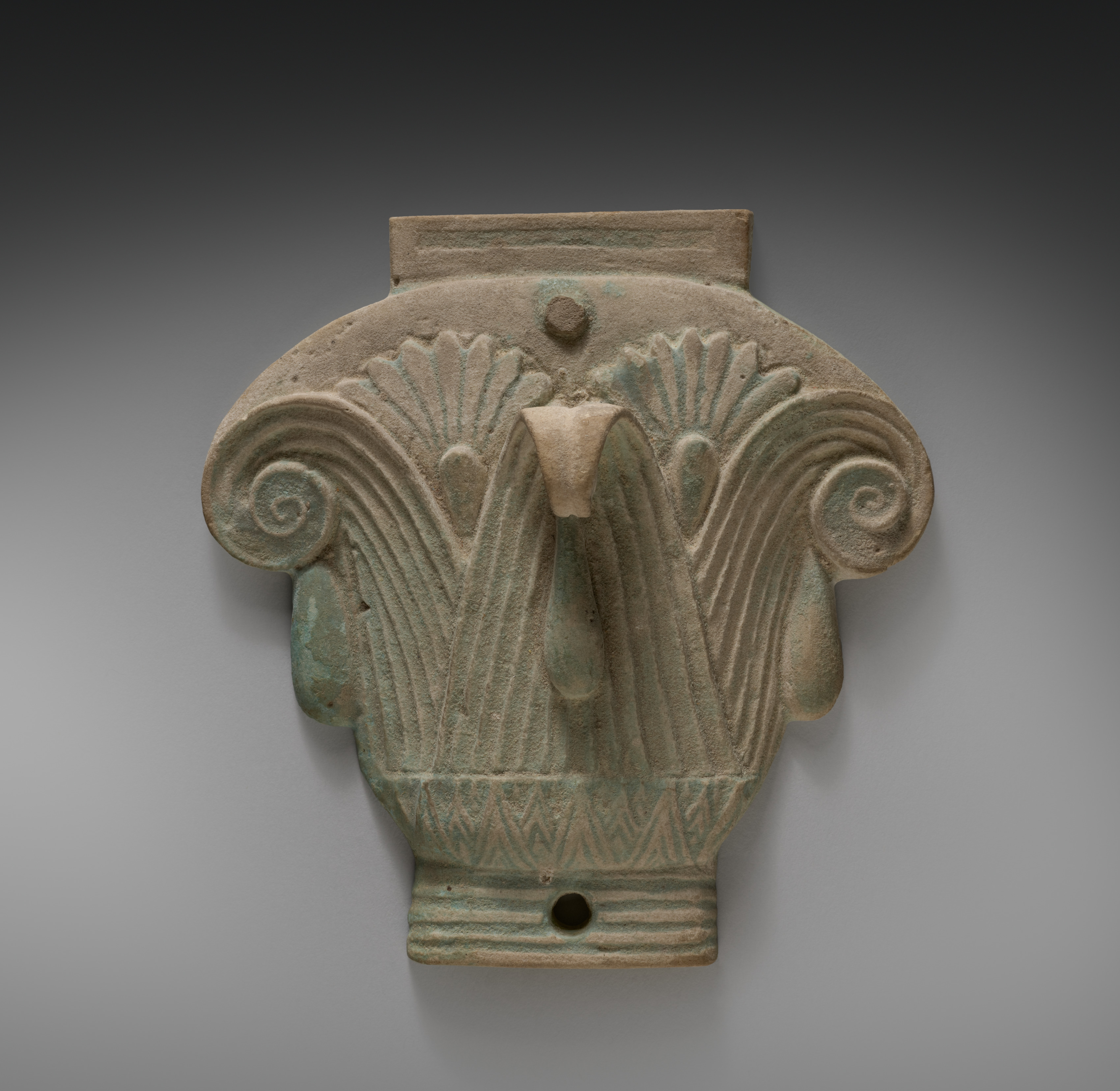 Box (Pyxis) in the Form of a Composite Capital (lid)