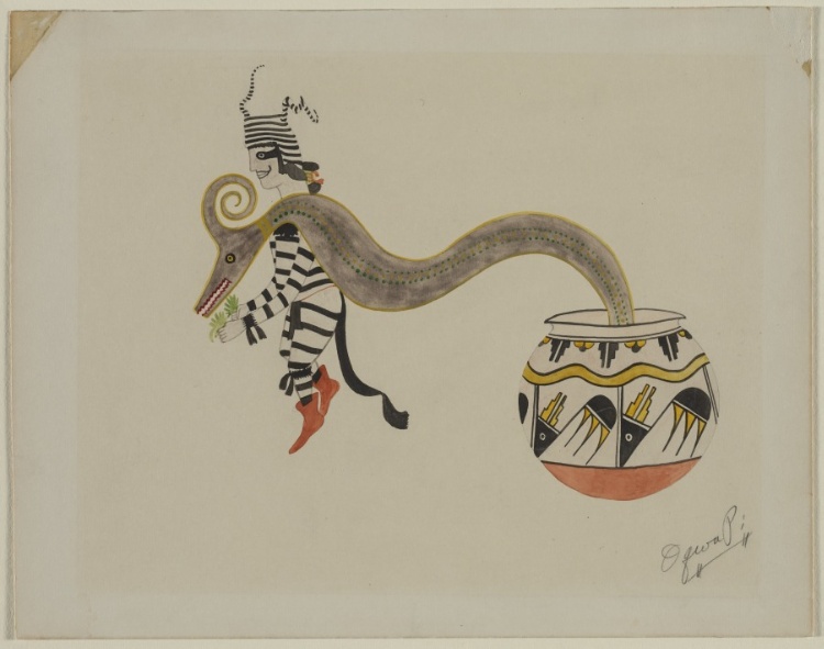 Koshare, Serpent and Bowl