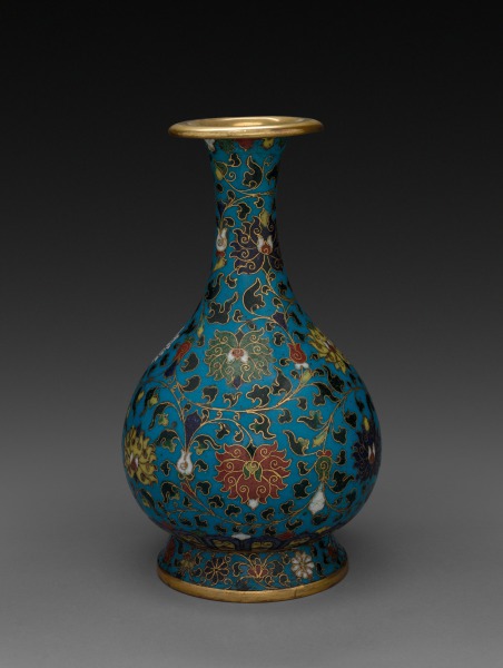 Vase with Floral Scrolls