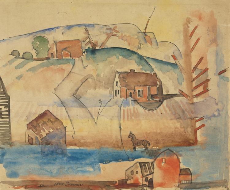 Little Horse Landscape, William Sommer, c. 1890–1949