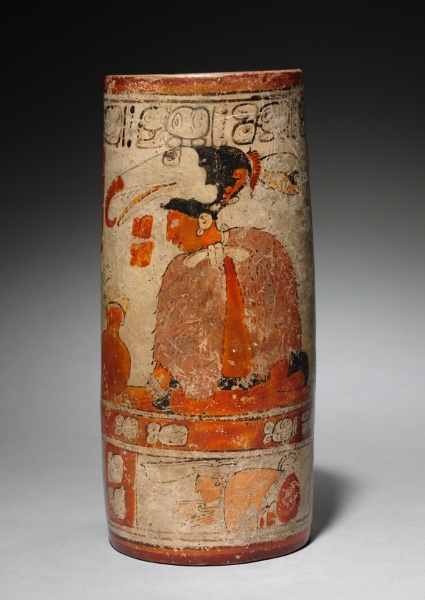 Painted Vase with Ruler and Scribe
