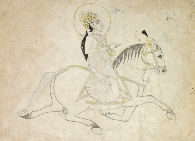 Jai Singh III of Jaipur (r. 1818–1835) Riding