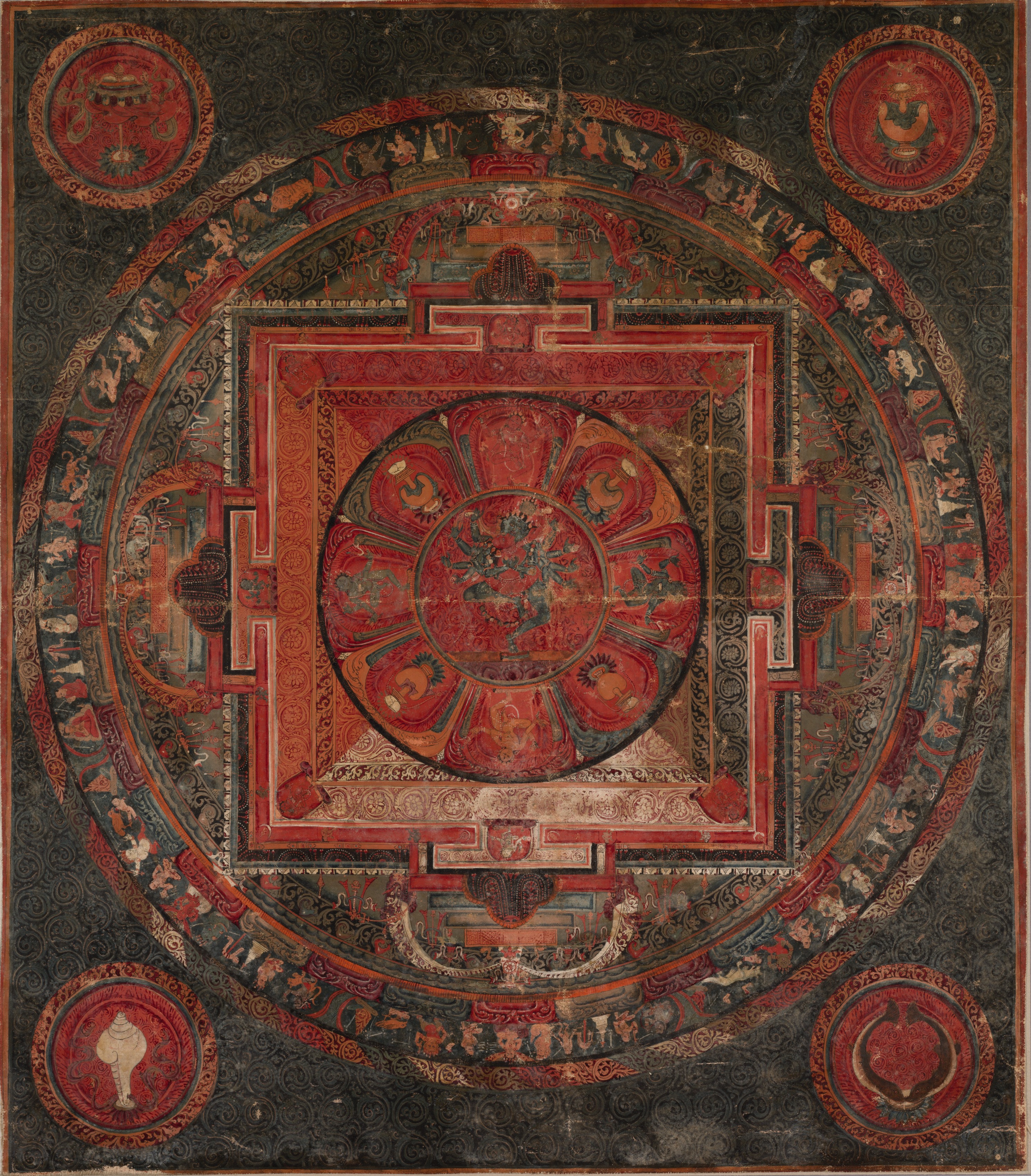 Mandala of Chakrasamvara and Vajravarahi