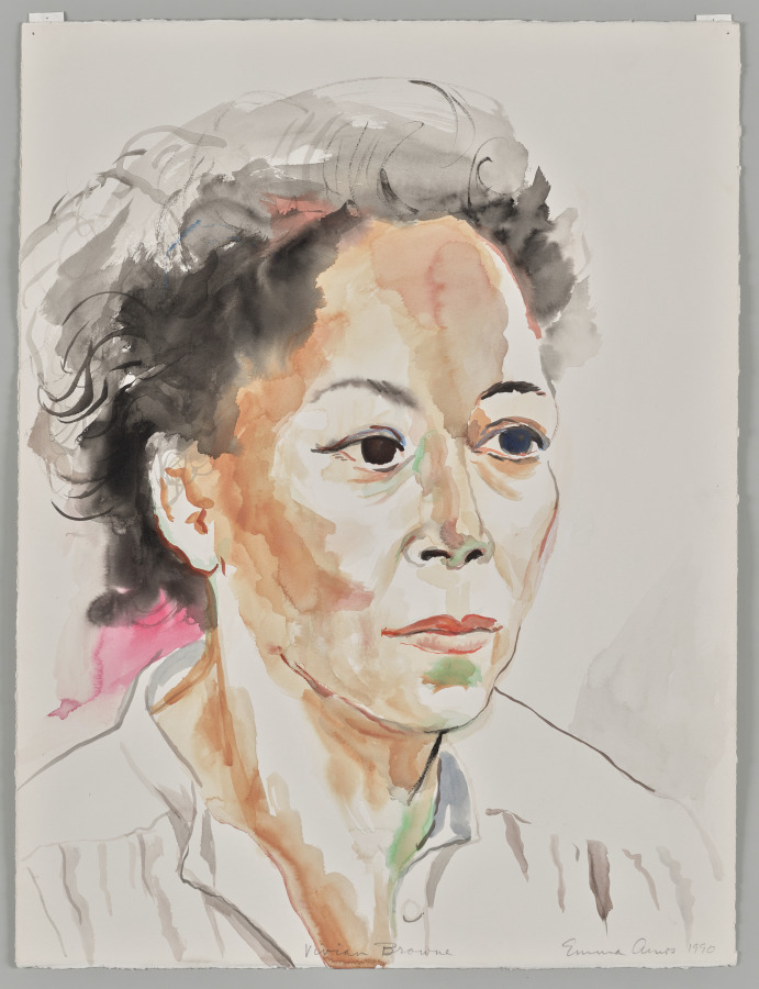 Vivian Browne, Emma Amos, 1990–94
