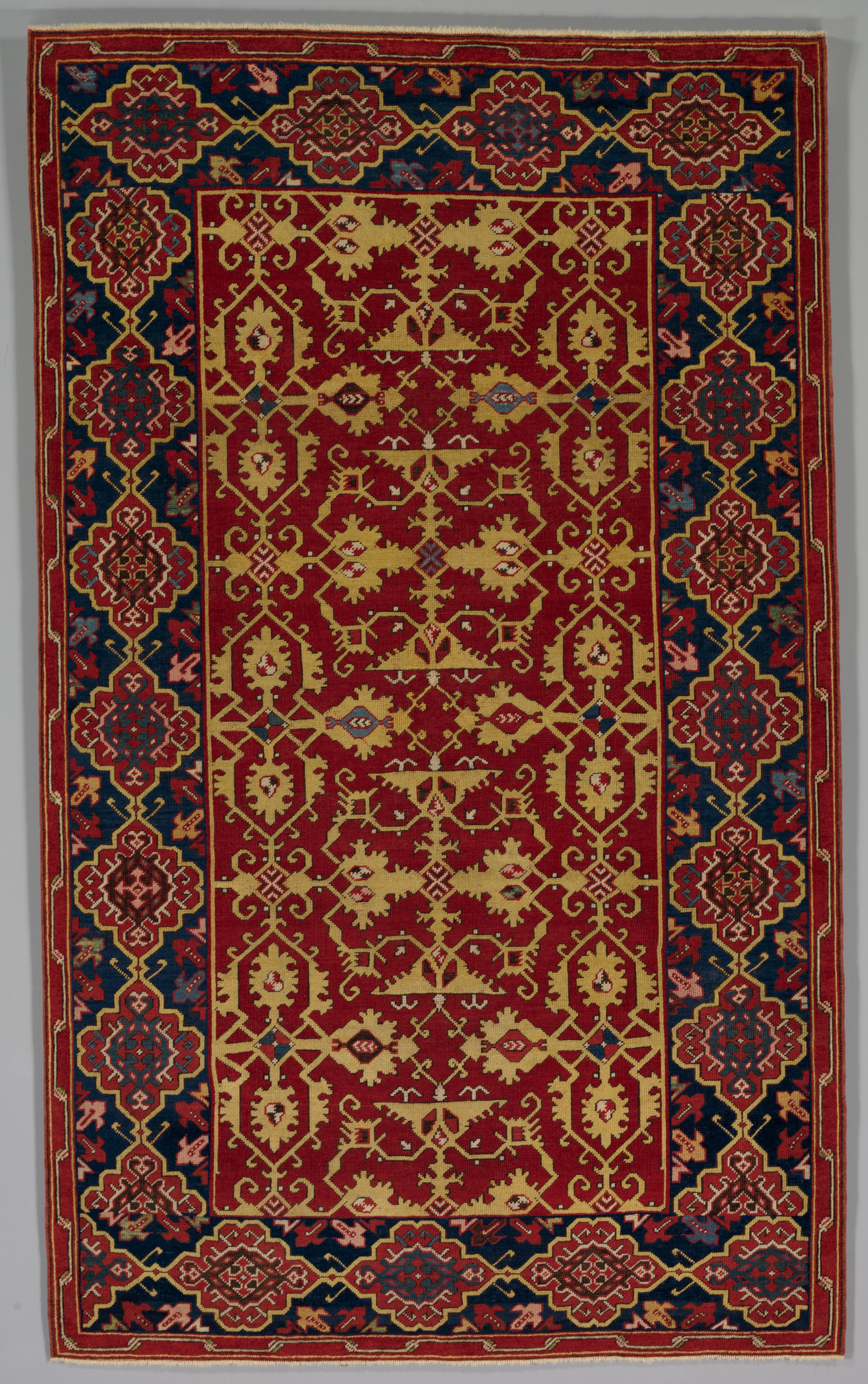 Classical Turkish Carpet with the Lotto Pattern