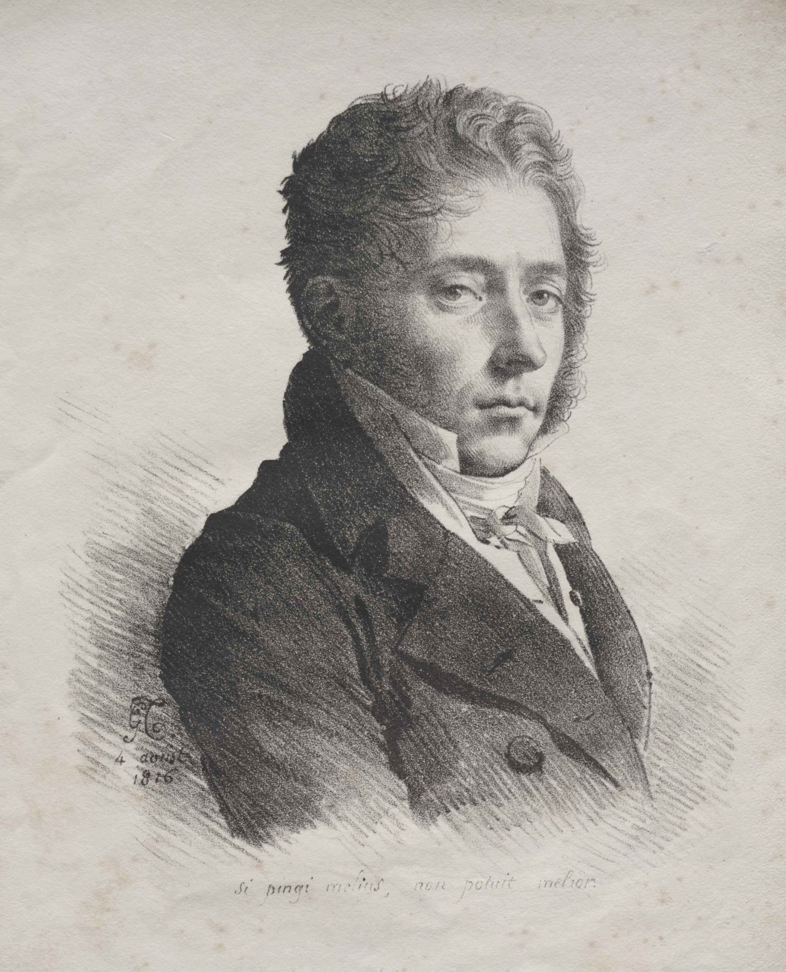 Receuil d'essais lithographiques:  Portrait of M. Coupin de La Couperie