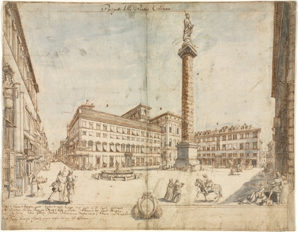 Eighteen Views of Rome: The Piazza Colonna
