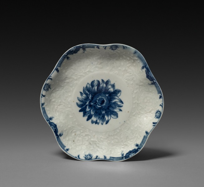 Plate with Peony Decoration