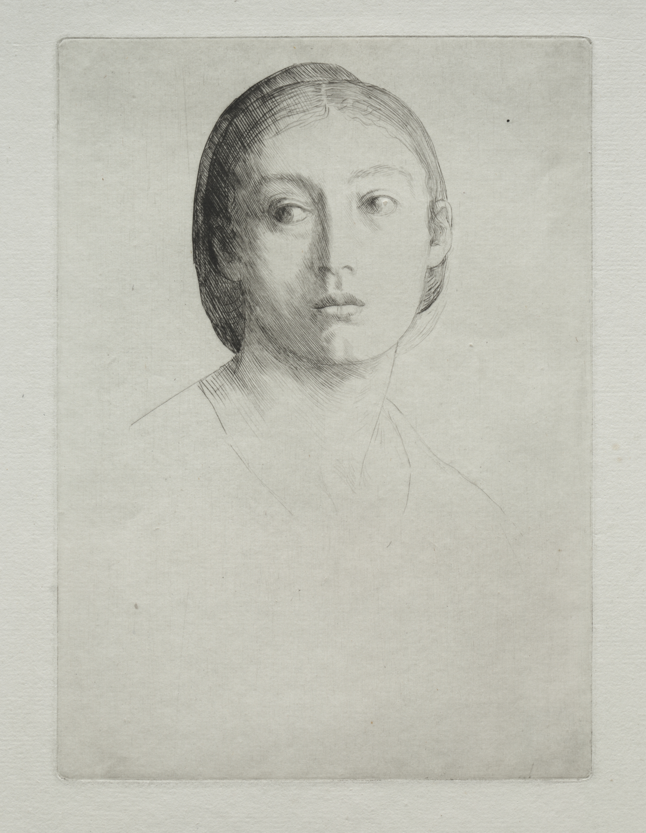 Head of a Young Girl