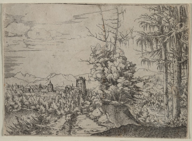 Landscape with Two Pines