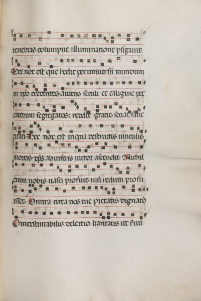 Missale: Fol. 155: Music for "Exultet"