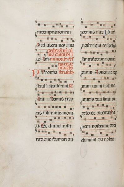 Missale: Fol. 189v: Music for various prayers