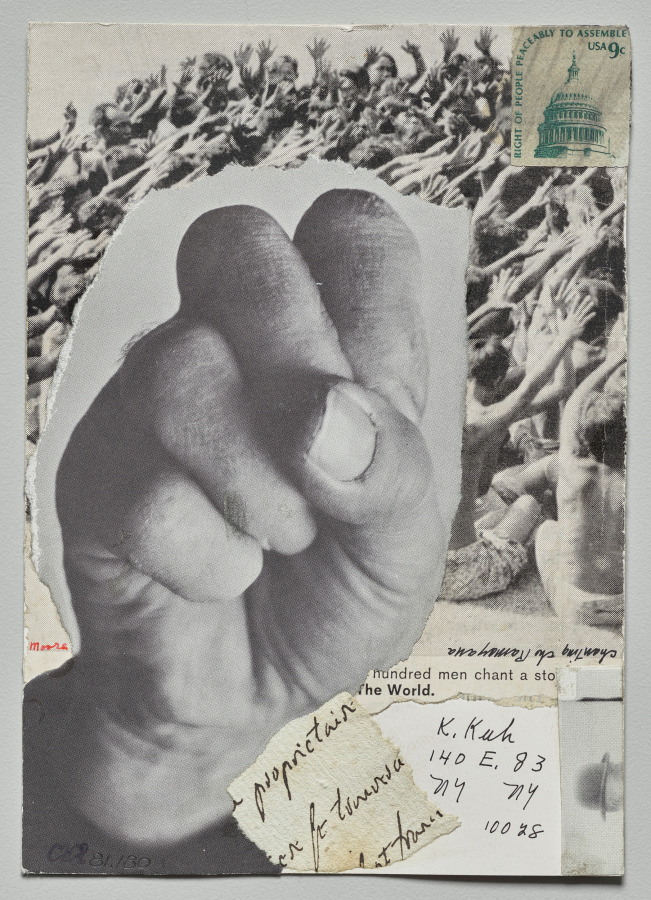 Fist (recto), Lenore Tawney, 1976