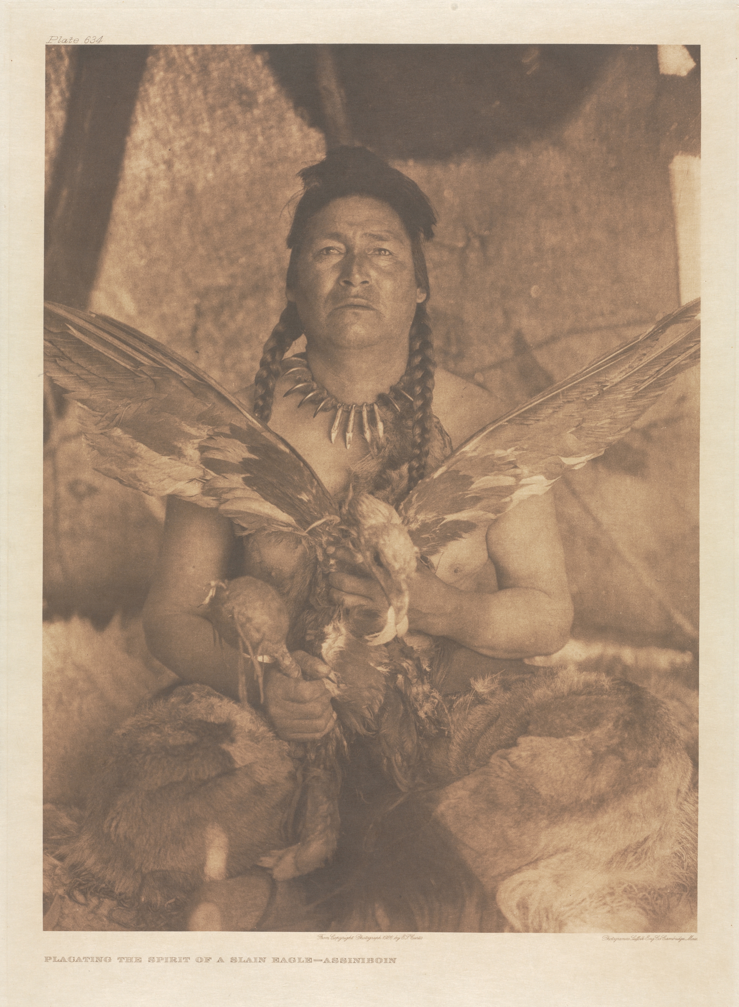 Portfolio XVIII, Plate 634: Placating the Spirit of a Slain Eagle - Assiniboin