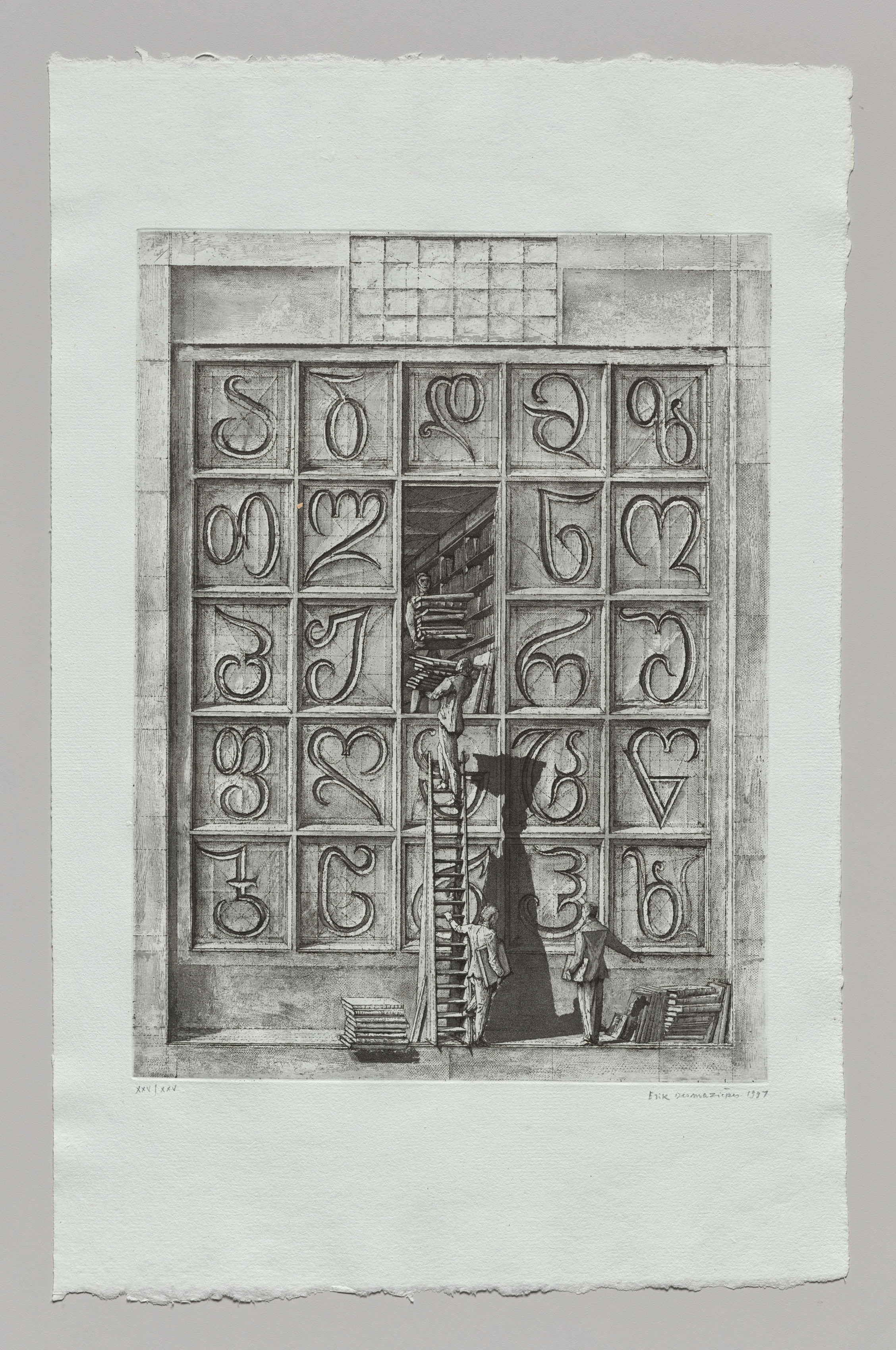 The Library of Babel: Imaginary Alphabet II