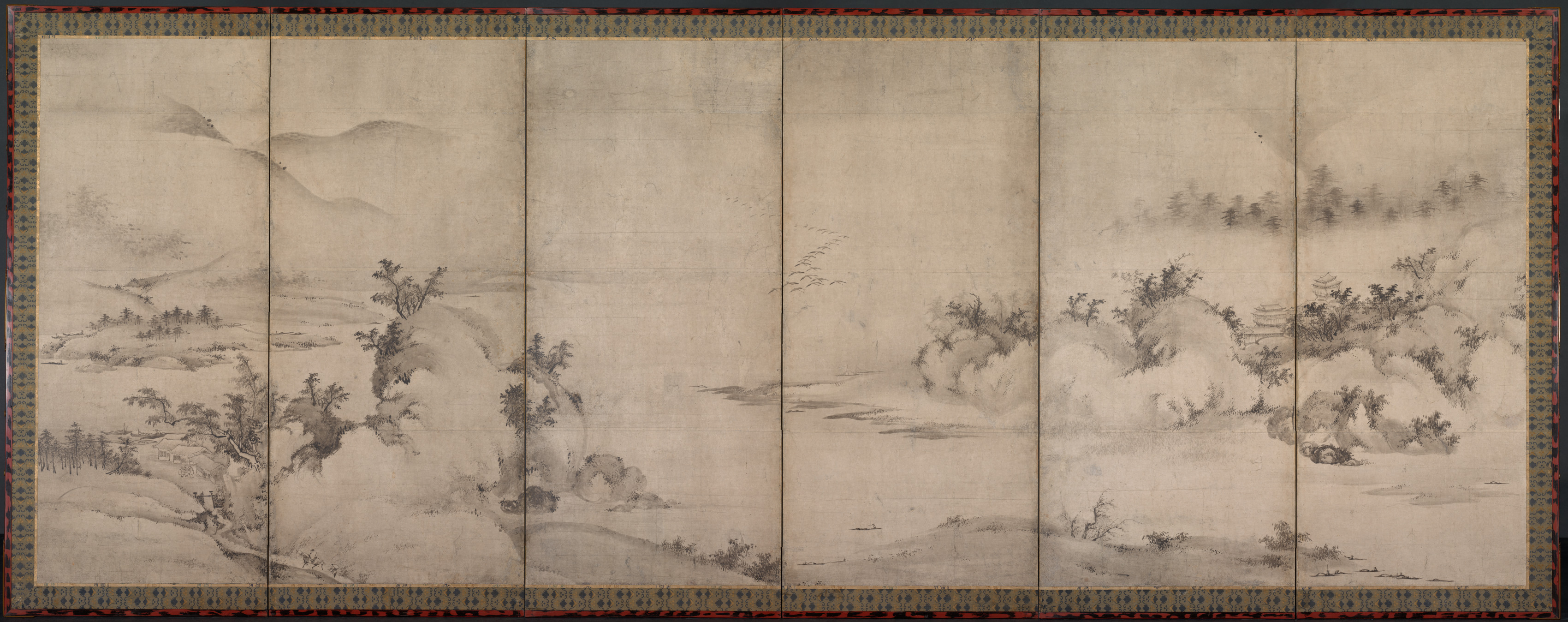 Landscape with Motifs from the Eight Views of Xiao-Xiang
