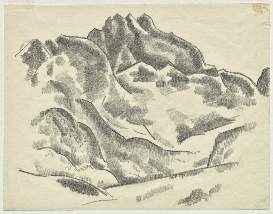 Bavarian Mountains, Marsden Hartley, 1933