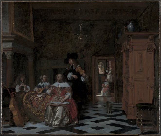 Portrait Of A Family Playing Music Cleveland Museum Of Art
