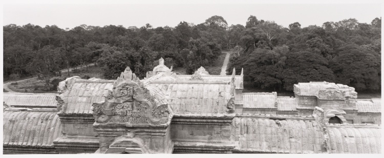 Angkor Wat (view of path from above the ruins)