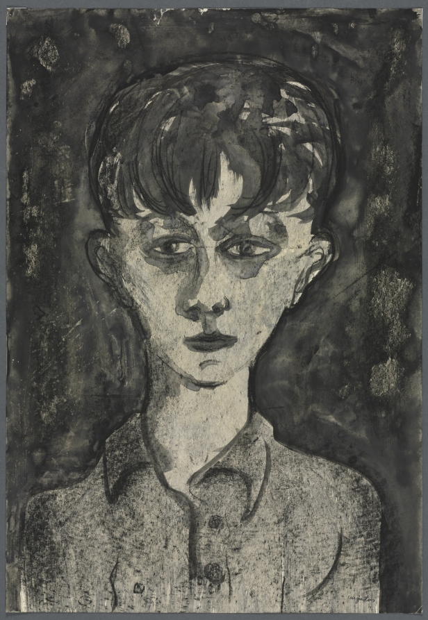 Child's Head (recto), Augustus Peck, 1931