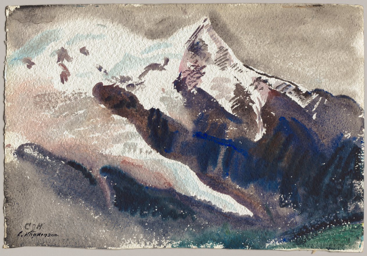 Chamonix at Evening, Charles Sydney Hopkinson, c. 1893–1952