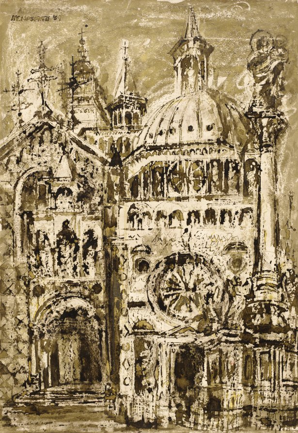 Cathedral Square, Joan Kempsmith, 1954