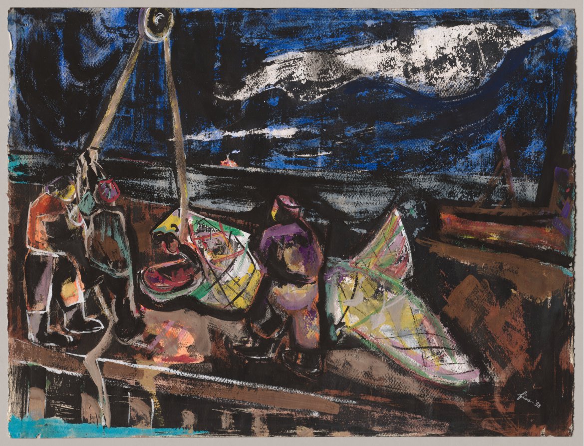 Fishermen, Murray Fiss, 1953
