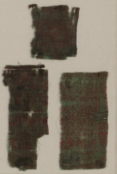 Three Fragments of Italian Gothic Silk